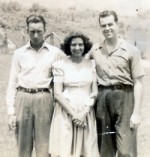 Warren Parker, Ida Mae and Carl Parker - early 1940's