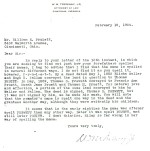 Letter from Attorney W. M. Tredway, Jr. to William Ellis Pruiett