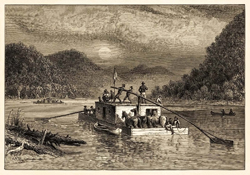 A Flatboat on the Ohio River